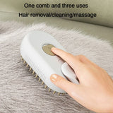 1/3/5PCS Pet Massage Comb Pet Steam Electric Spray Hair Removal Comb Pet Grooming Anti-Flying Hair Spray Brush for Dogs and Cats