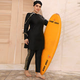 Plus Leopard Frill Trim Burkini - shop.livefree.co.uk