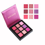 Beauty Glazed 9 Color Eyeshadow Palette Make up - shop.livefree.co.uk