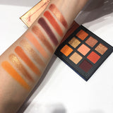 Beauty Glazed 9 Color Eyeshadow Palette Make up - shop.livefree.co.uk