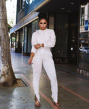 Winter Two Piece Set Women's set Long sleeve TShirt pants suit Casual tracksuit outfit Sweatsuit Sporty