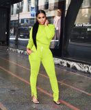 Winter Two Piece Set Women's set Long sleeve TShirt pants suit Casual tracksuit outfit Sweatsuit Sporty