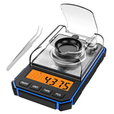 0.001g Electronic Digital Scale Portable Mini Scale Precision Professional Pocket Scale Milligram 50g Calibration Weights