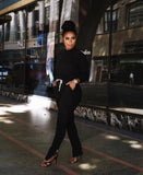 Winter Two Piece Set Women's set Long sleeve TShirt pants suit Casual tracksuit outfit Sweatsuit Sporty