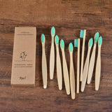 10PCS Colorful Toothbrush Natural Bamboo Tooth Brush Set Soft Bristle Charcoal Teeth Eco Bamboo Toothbrushes Dental Oral Care