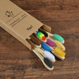 10PCS Colorful Toothbrush Natural Bamboo Tooth Brush Set Soft Bristle Charcoal Teeth Eco Bamboo Toothbrushes Dental Oral Care