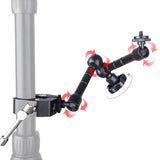 11 Inch Adjustable Friction Articulating Magic Arm + Super Clamp for SLR LCD Monitor LED Flash Light Camera Accessories