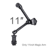 11 Inch Adjustable Friction Articulating Magic Arm + Super Clamp for SLR LCD Monitor LED Flash Light Camera Accessories