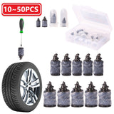 10-50pcs Universal Vacuum Tyre Repair Nail for Car Trucks Motorcycle Scooter Bike Tire Puncture Repair Tubeless Rubber Nails