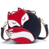 ZENTEII Women Faux Synthetic Leather Fox Shoulder Bag - shop.livefree.co.uk