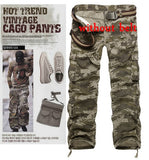 Hot sale free shipping men cargo pants camouflage  trousers military pants for man 7 colors - shop.livefree.co.uk
