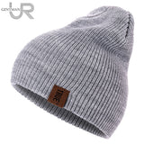 1 Pcs Hat PU Letter True Casual Beanies for Men Women - shop.livefree.co.uk