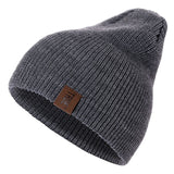1 Pcs Hat PU Letter True Casual Beanies for Men Women - shop.livefree.co.uk