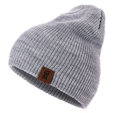 1 Pcs Hat PU Letter True Casual Beanies for Men Women - shop.livefree.co.uk