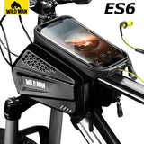 WILD MAN Mountain Bike Bag Rainproof 6.2inch Mobile Phone Case - shop.livefree.co.uk