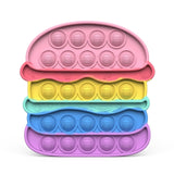 New Fidget Toys Antistress Toys Push Bubble Silicone for Children Adult Stress Reliever Squeeze Board Fidget Game frete grátis