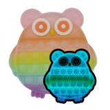 New Fidget Toys Antistress Toys Push Bubble Silicone for Children Adult Stress Reliever Squeeze Board Fidget Game frete grátis