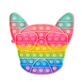 New Fidget Toys Antistress Toys Push Bubble Silicone for Children Adult Stress Reliever Squeeze Board Fidget Game frete grátis