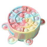 New Fidget Toys Antistress Toys Push Bubble Silicone for Children Adult Stress Reliever Squeeze Board Fidget Game frete grátis