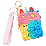 New Fidget Toys Antistress Toys Push Bubble Silicone for Children Adult Stress Reliever Squeeze Board Fidget Game frete grátis