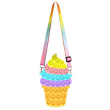 New Fidget Toys Antistress Toys Push Bubble Silicone for Children Adult Stress Reliever Squeeze Board Fidget Game frete grátis