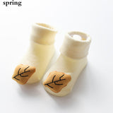 Kids Children's Socks for Girls Boys Non-slip Print Cotton Toddler Baby Christmas Socks for Newborns Infant Short Socks Clothing