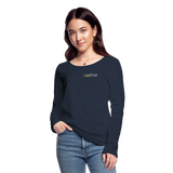 Women's Organic Longsleeve Shirt by Stanley & Stella - navy