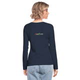 Women's Organic Longsleeve Shirt by Stanley & Stella - navy