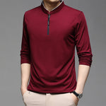 Half High Collar Cotton Men Autumn Clothes