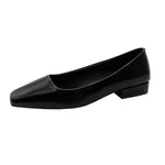 Women's French Retro Square Toe Low Order Shoes