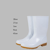 Labor Protection High And Low Drum Water Shoes Are Anti-skid And Wear-resistant