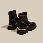 Women's Retro Mechanical Style Ankle Boots