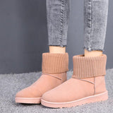 Woolen snow boots