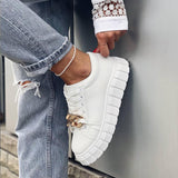 Low-Top Flat Casual Sneakers