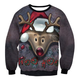 UGLY CHRISTMAS SWEATER Vacation Santa Elf Funny Womens Men Sweaters Tops Autumn Winter Clothing