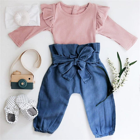 Baby bag hip one-piece suit