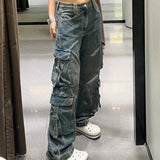 American Retro Loose Street Wide Leg Jeans