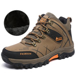 Men'S High-Top Hiking Shoes, Cross-Country Running Shoes, Outdoor Extra-Large Size Hiking Shoes