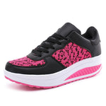 Women's Shoes, Flying Woven Leather Shoes, Sports Platform Shoes, Student Platform Shoes