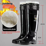 Rain Boots Men's Over The Knee Stockings High Tube Rubber Shoes