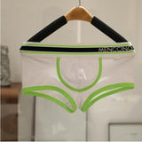 Men's Solid Color Cotton Comfortable Sexy Low Waist Boxers