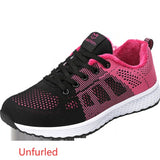 New Style Sports Shoes Women Flying Woven Mesh Women's Shoes Sports Shoes