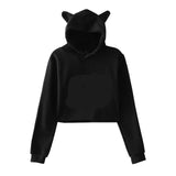 Sweatshirt Women Hoodie Pullover Clothes For Girls Streetwear Spring Long Sleeve Crop Top Hoodies