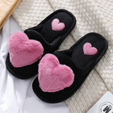 Cute Love Fluffy Slipper Home Slippers