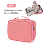 Data Cable Storage Bag Mobile Power Box Travel Portable Digital Accessories Organizing Folders