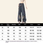 Plump Girls Slimming Retro Small Straight Wide-leg Pants