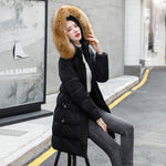 New Fleece-lined Down Jacket Women's Winter Thick Cotton Clothing Coat