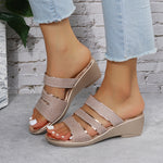 New Wedge Sequined Women's Sandals