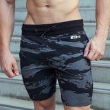 Running training, sports fitness, running, camouflage, casual, five-point shorts