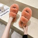 Fuzzy Slippers Women House Shoes Fluffy Bedroom Slippers